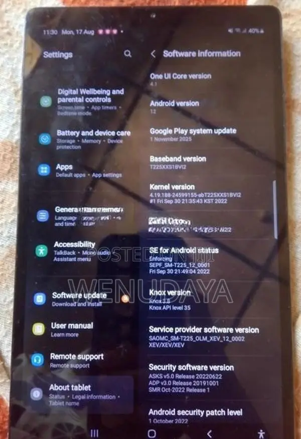 Samsung Galaxy A7 Lite Tablet