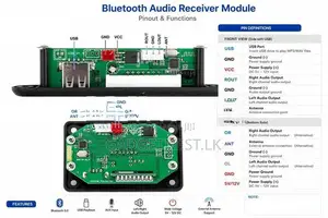 ​Bluetooth USB MP3 Decoder Board with FM Radio