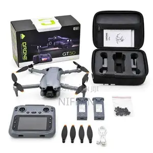 GT50 PRO Drone HD Camera Screen Remote with 2 Batteries