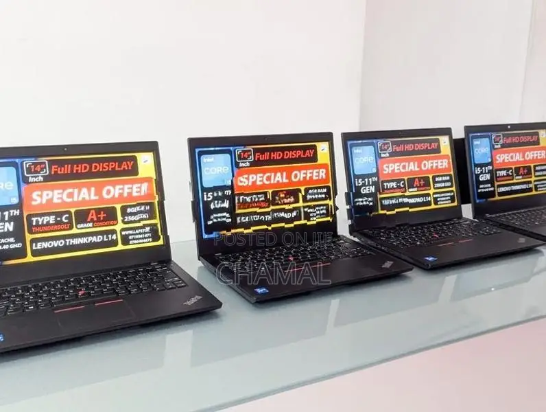 Lenovo ThinkPad L14 Core i5 11th Gen | 8GB Ram|256GB NVMe|14 inch FHD