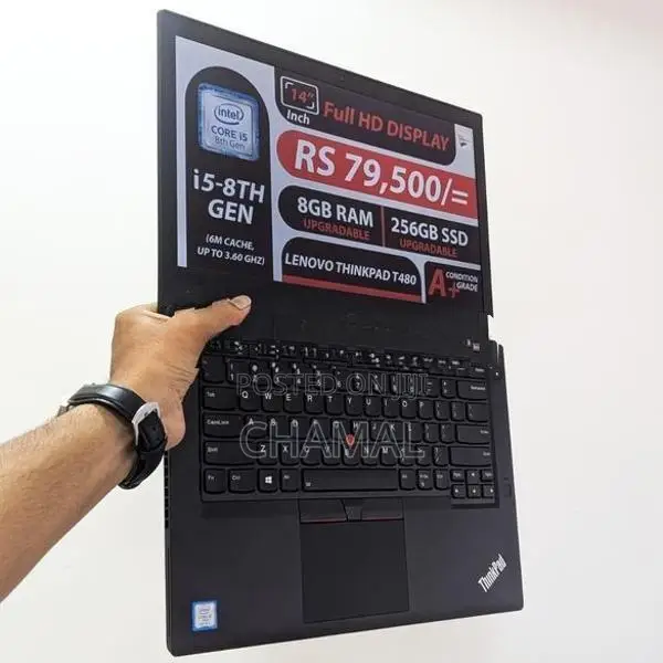 Lenovo ThinkPad T480 Core i5-8365U 8th Gen | 256GB NVMe| 8GB RAM Lapto