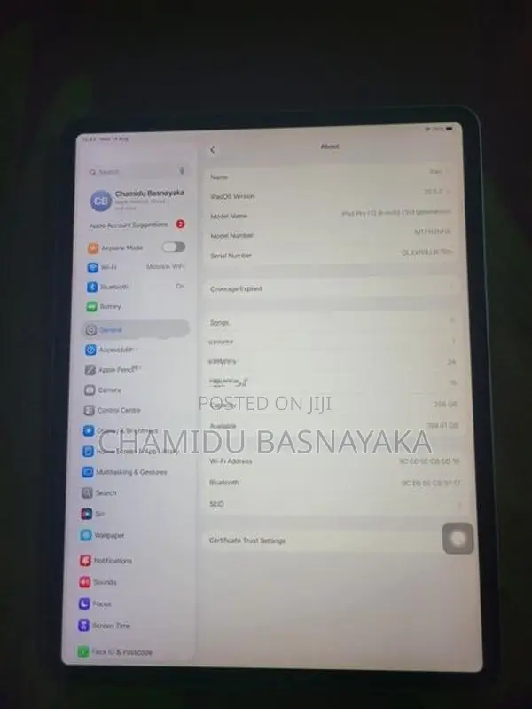 I PAD PRO 12.9 INCH 256 WIFI
