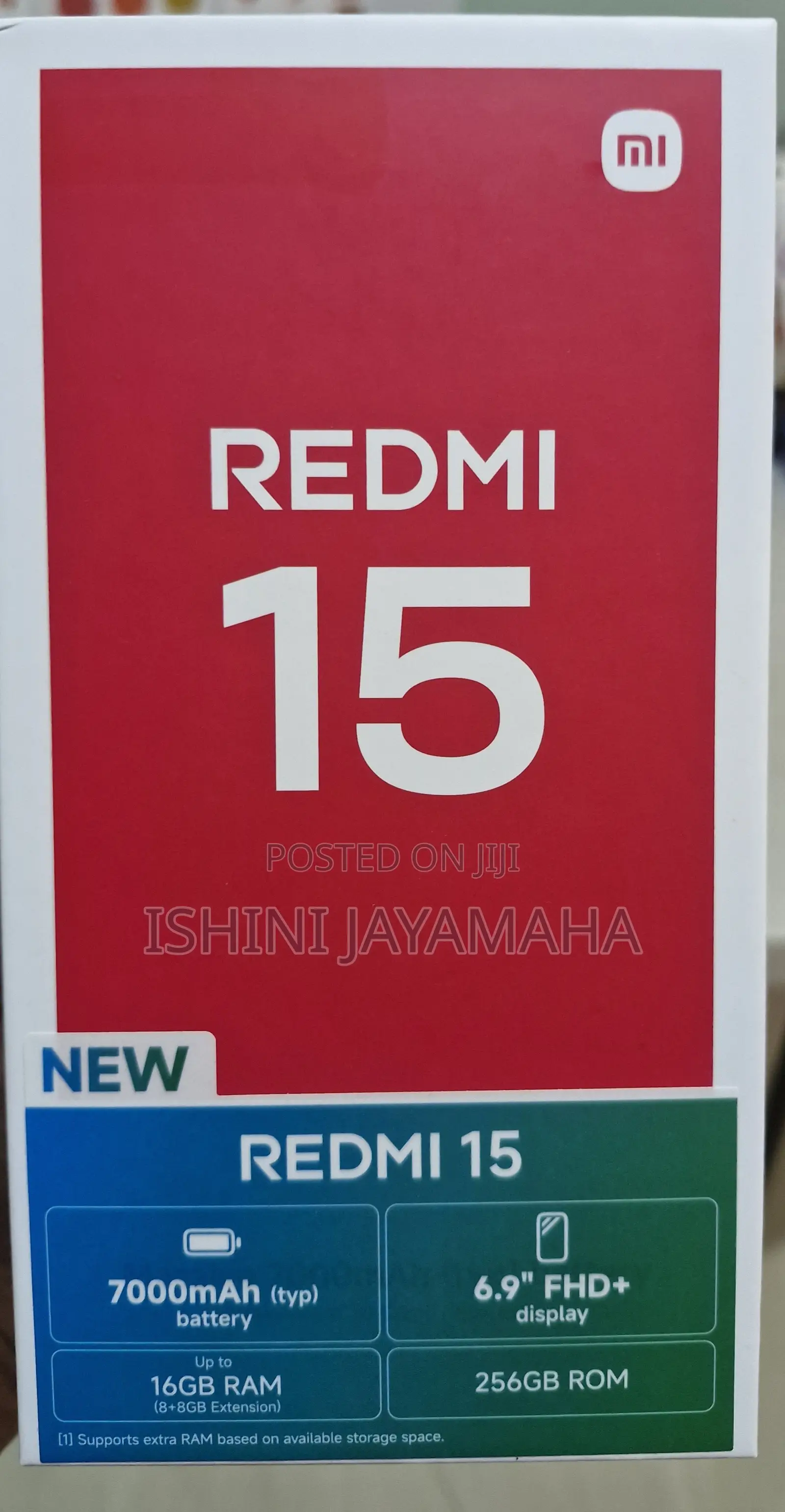 New Xiaomi Redmi 15 256 GB Black