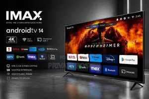 IMAX 85" 4K Smart android UHD Frameless LED TV _ Free Sound Bar