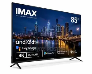 IMAX 85" 4K Smart android UHD Frameless LED TV _ Free Sound Bar