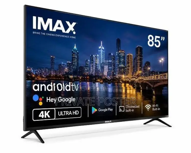 IMAX 85" 4K Smart android UHD Frameless LED TV _ Free Sound Bar