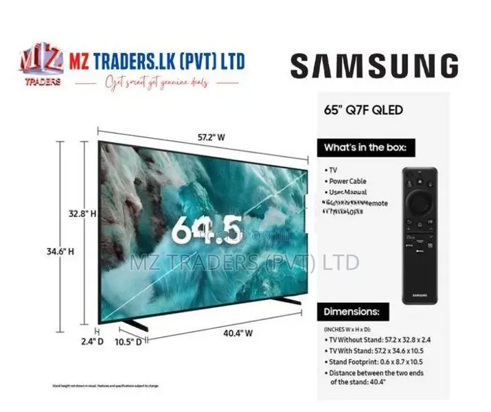 SAMSUNG 65″ QLED 7F 4K Vision AI Smart TV