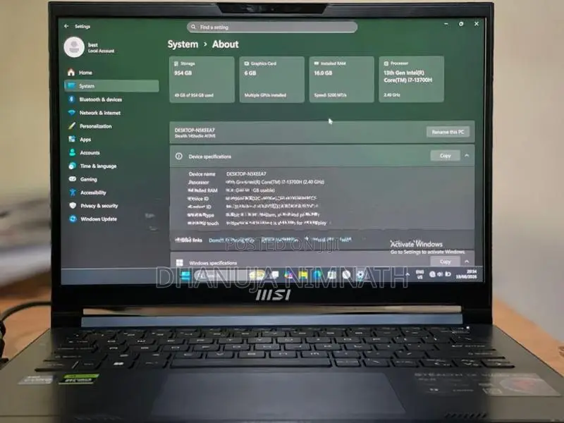 MSI Stealth 14 Studio A13VE