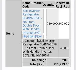 Double Door Inverter No Frost