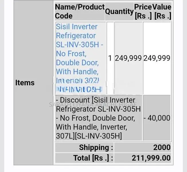 Double Door Inverter No Frost