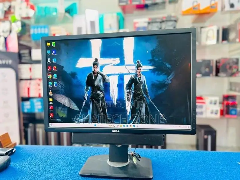 24" Monitor with Speaker Soundbar - LED|Wide