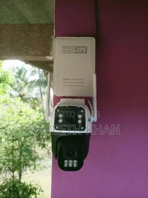4G Dual Lens CCTV Camera