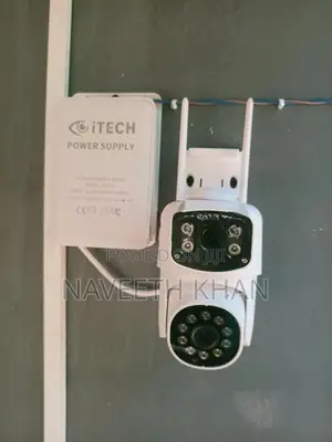 4G Dual Lens CCTV Camera