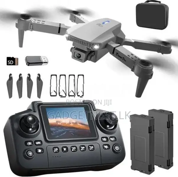 E99 Mini Screen Control Drone With Dual Camera (Toy Grade)