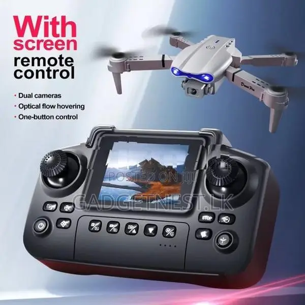 E99 Mini Screen Control Drone With Dual Camera (Toy Grade)