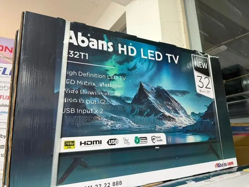 Abans 32" Frameless LED TV (L32T1)