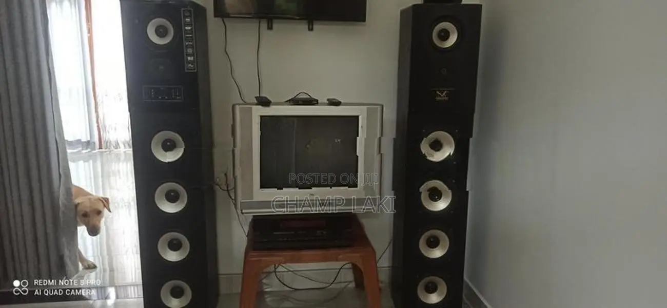 Tower Stereo Hi-Fi Setup