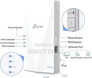 TP-Link RE500X AX1500 Wi-Fi 6 Range Extender
