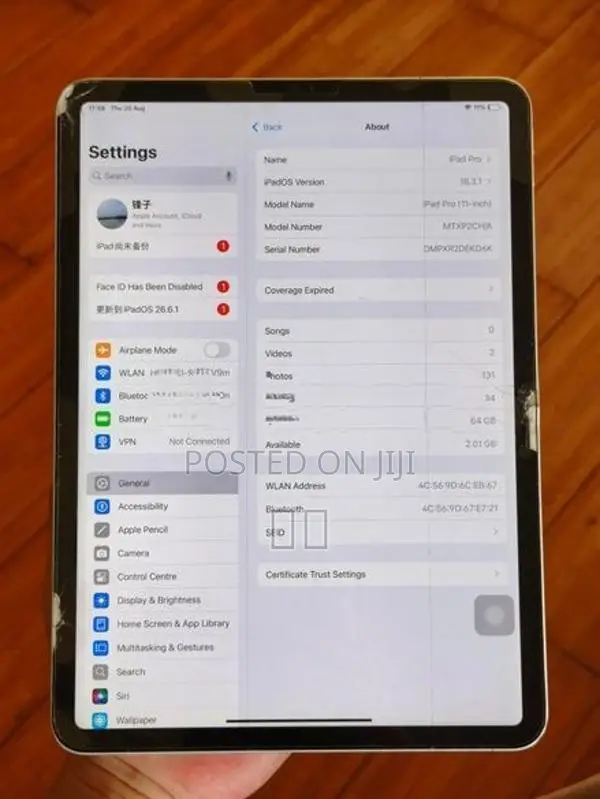 Apple iPad Pro 11 A1980