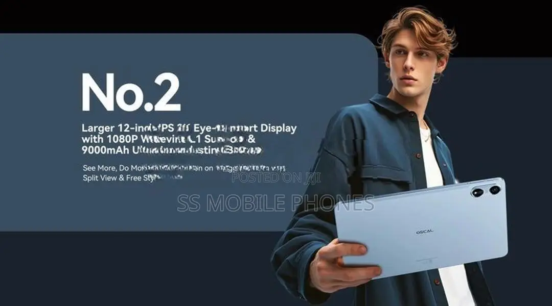★ 12'' Oscal Pad 100 12GB 256GB Tablet Android 15
