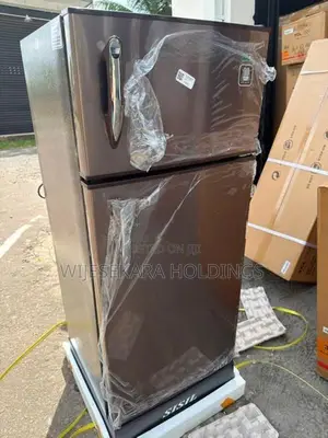 Heavy Duty Sisil Eco 185L Double Door Refrigerator