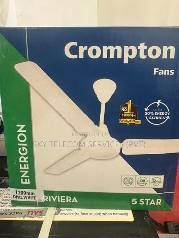 CROMPTON ENERGION RIVIERA – 5 STAR BLDC FAN