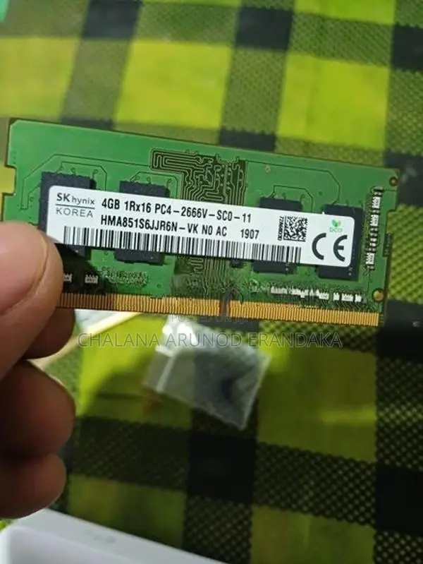 Two 4GB DDR4 Laptop RAMs