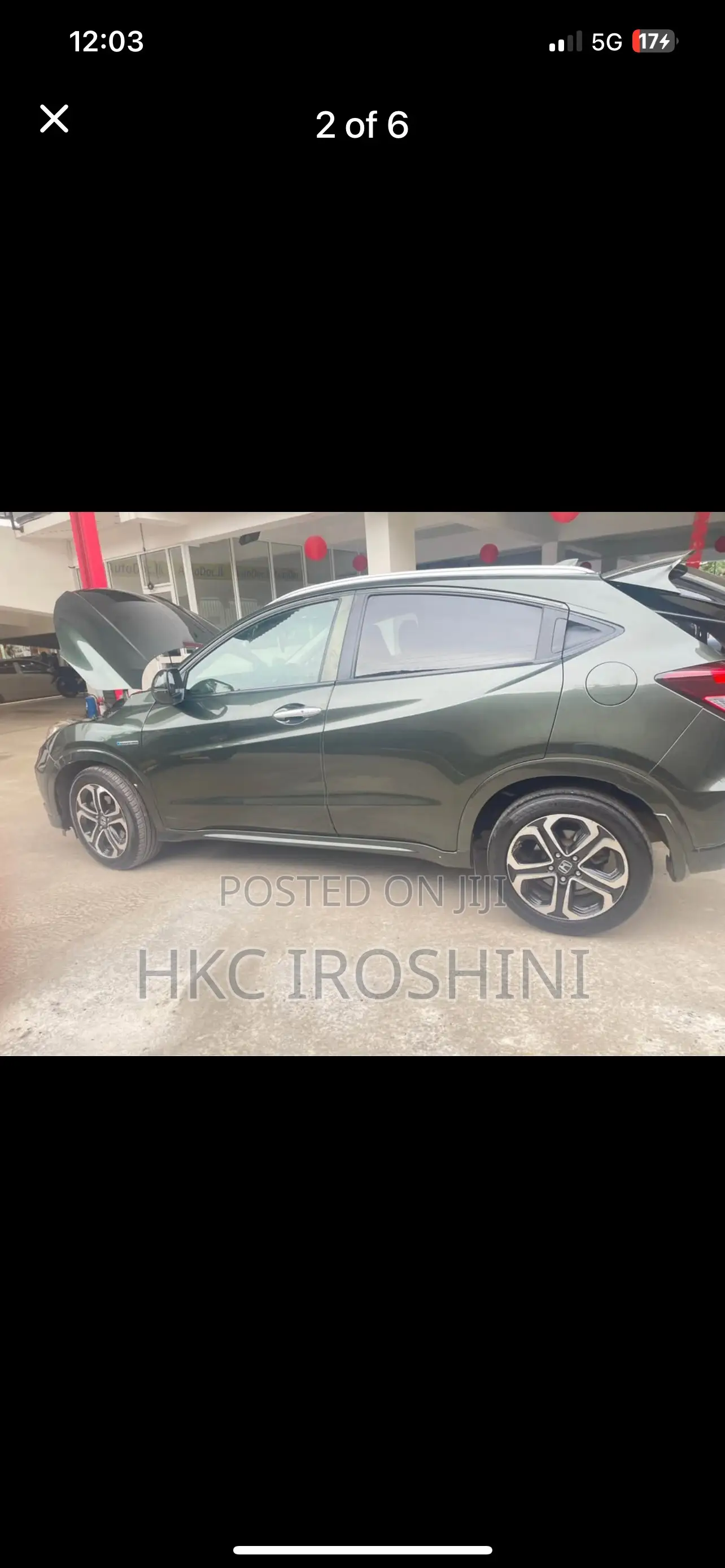 Honda Vezel 2014 Green