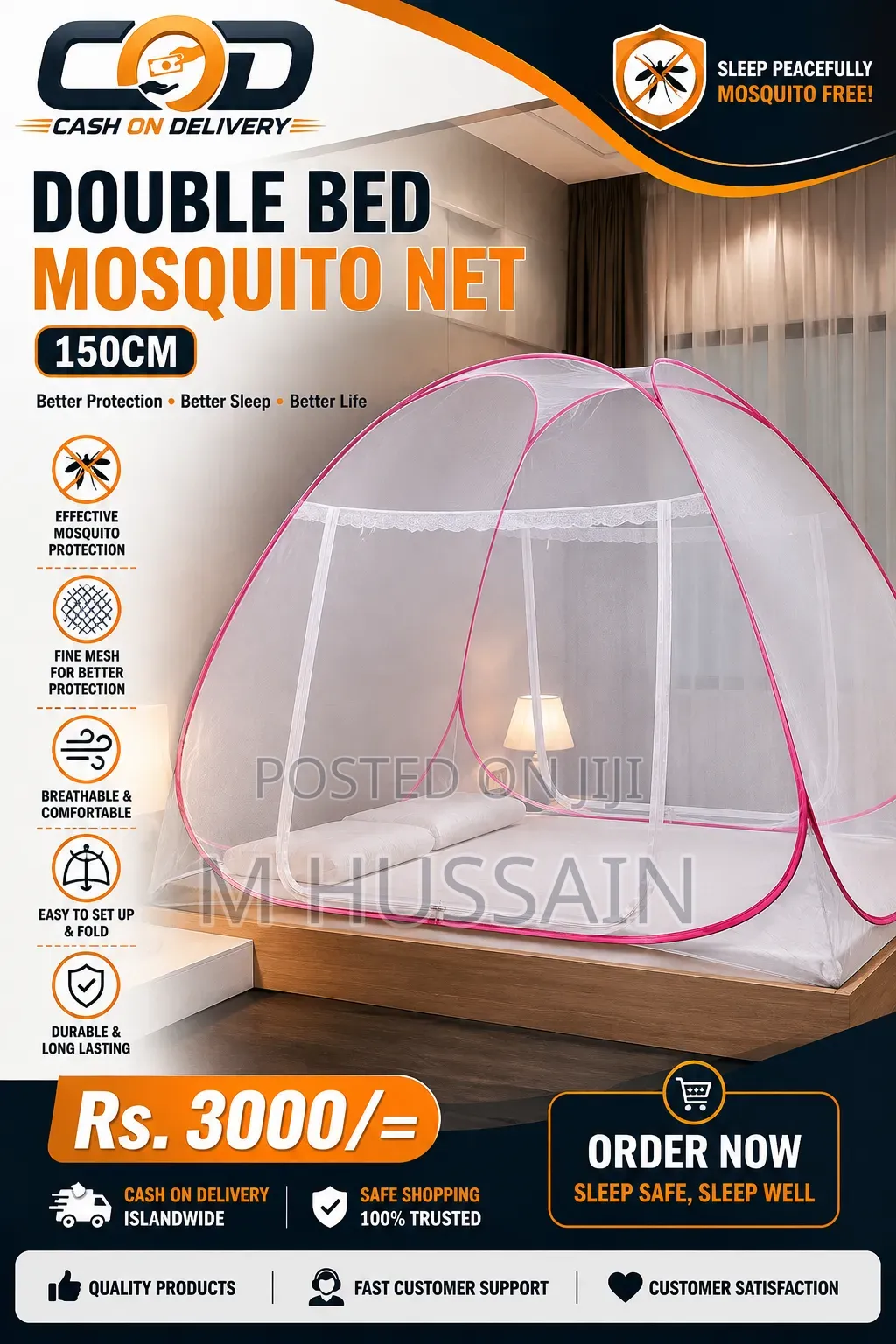  Double Bed Mosquito Net