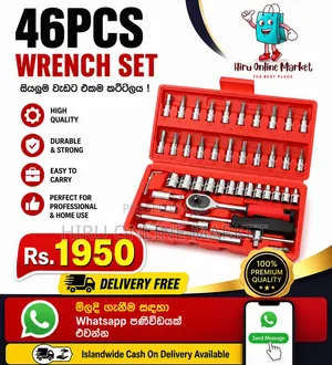 46 PCS Tool Set - Delivery Free