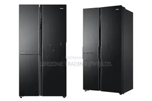 454 Liter ABANS Side-By-Side Inverter Refrigerator (Black)