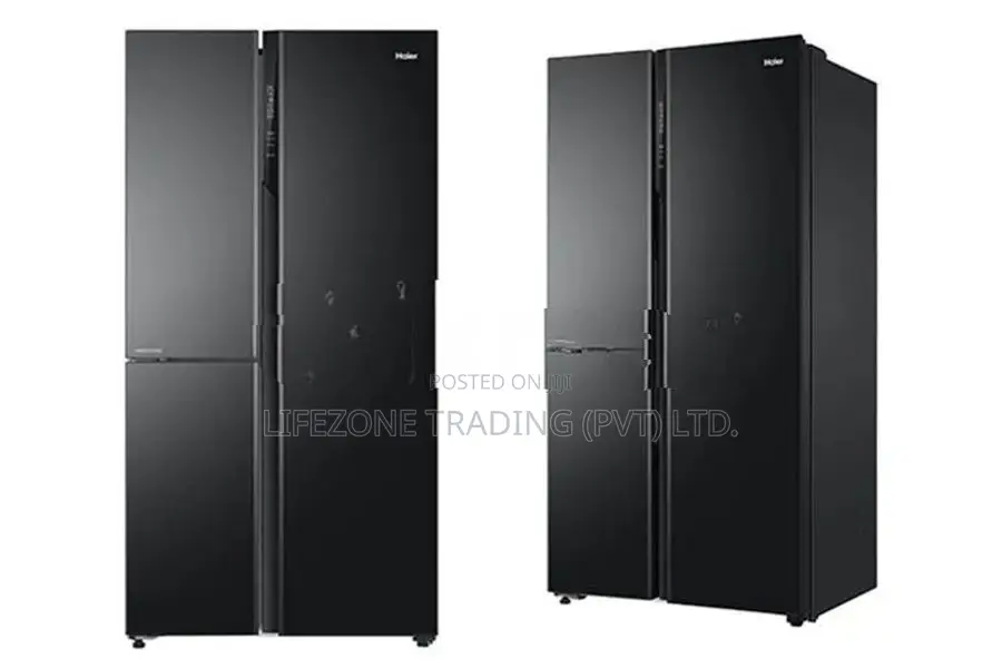 454 Liter ABANS Side-By-Side Inverter Refrigerator (Black)