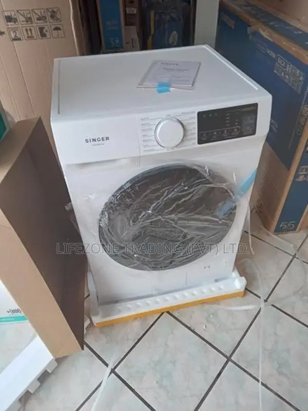 Singer Front Load 10.5KG Fully Auto Washing Machine - Inverter (White)