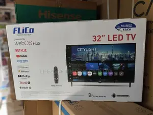 New 32 inch Flico o Smart LED TV (Frameless)