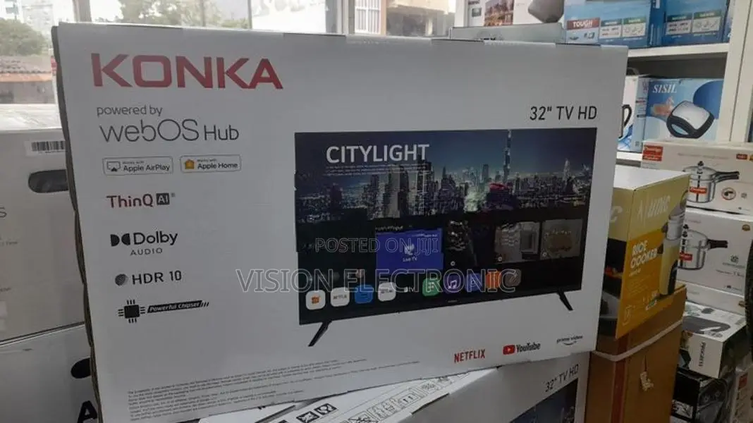 Konka V-Max 32" LED TV with built-in Soundbar