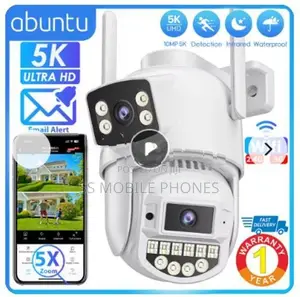 8MP Wifi PTZ Camera Outdoor Dual Lens 5X Digital Zoom