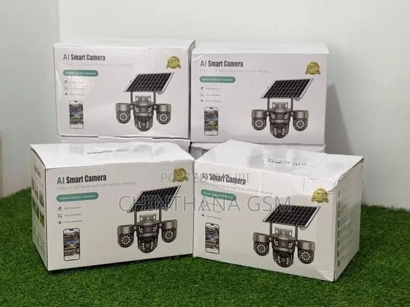 4G TRIPLE LENS AI SOLAR SMART CAMERA