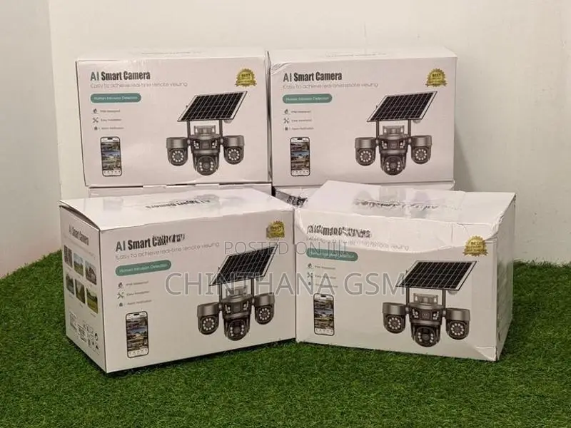 4G TRIPLE LENS AI SOLAR SMART CAMERA