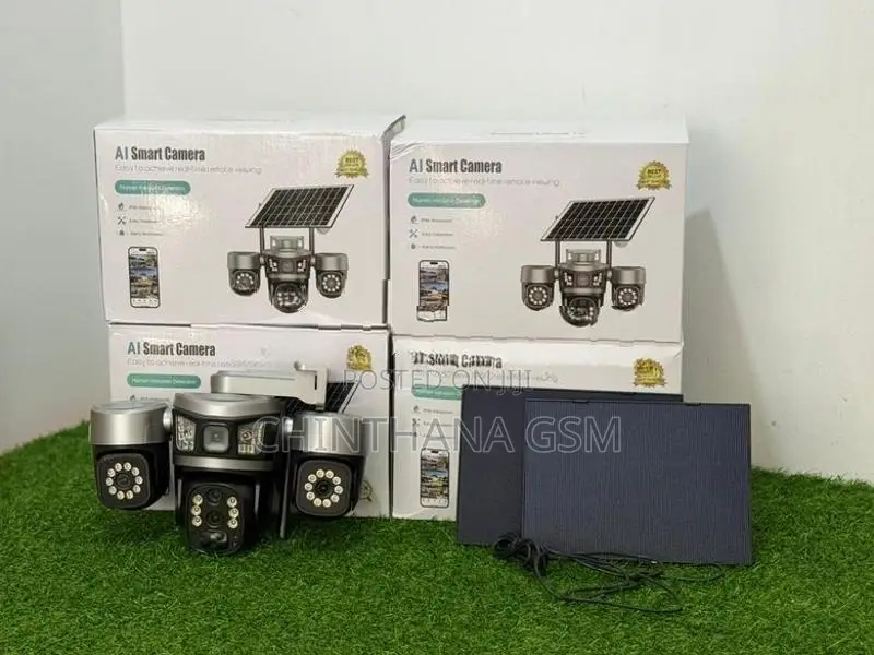 4G TRIPLE LENS AI SOLAR SMART CAMERA
