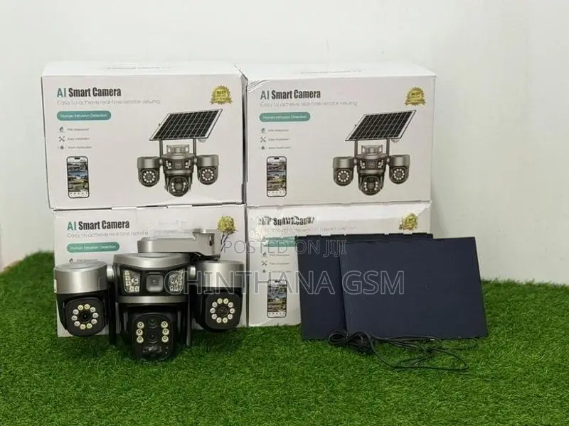 4G TRIPLE LENS AI SOLAR SMART CAMERA