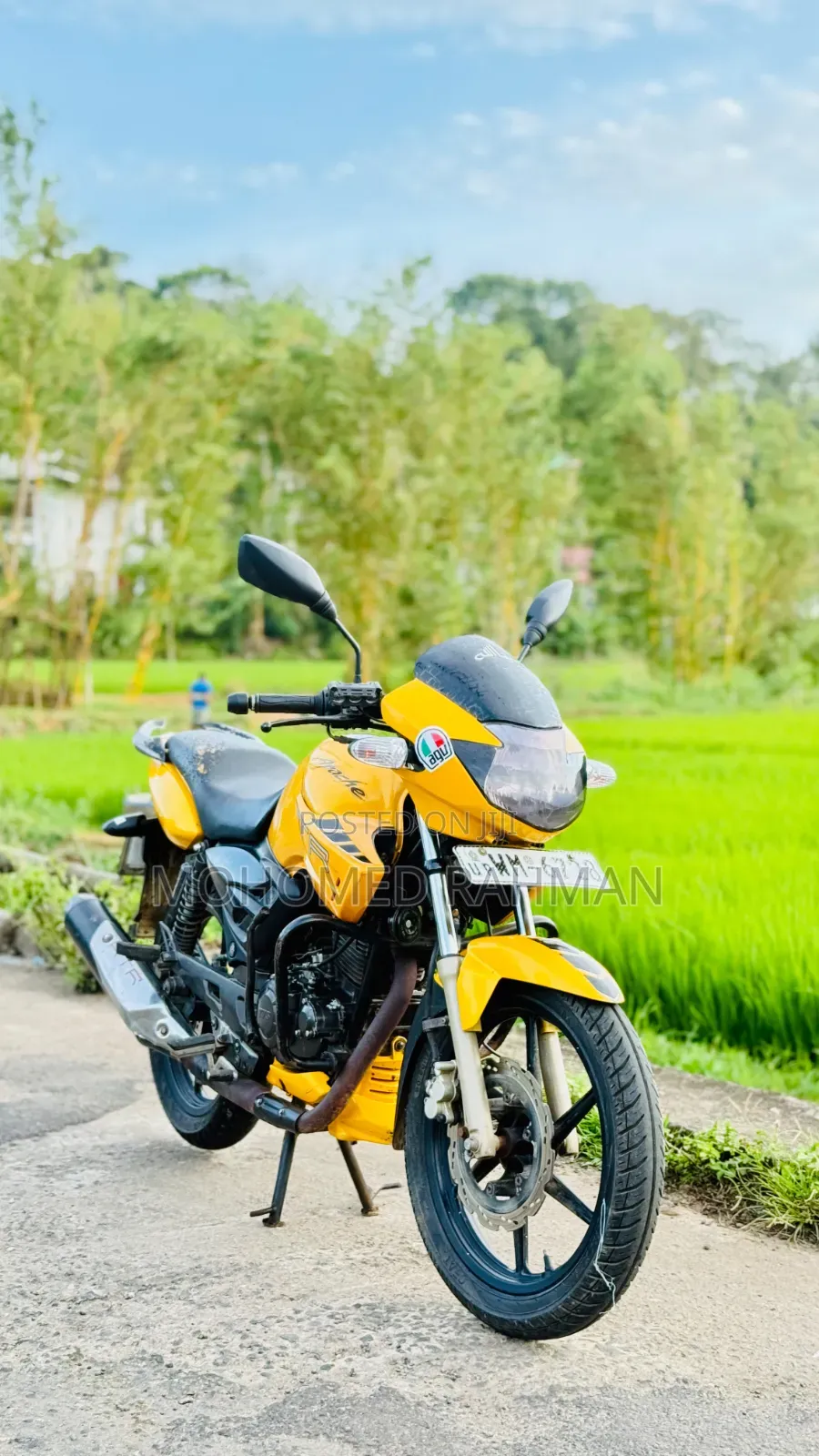 TVS Apache 180 RTR 2010 Yellow