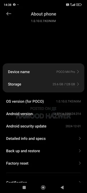 Xiaomi Poco M4 Pro 128 GB Blue