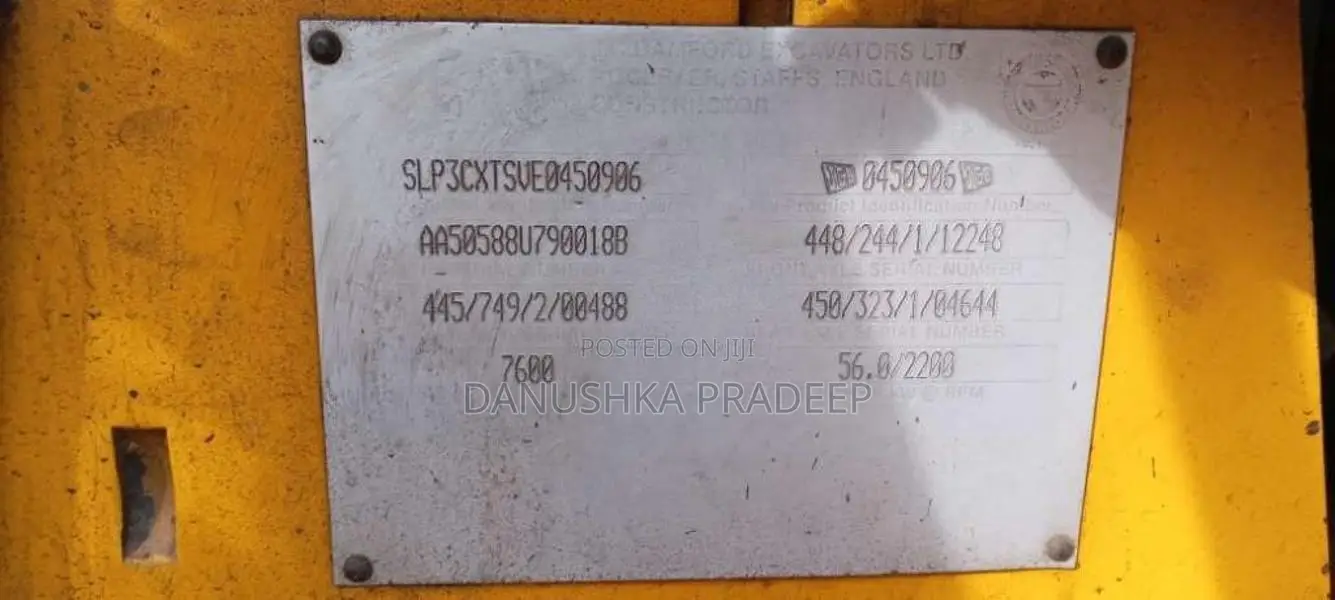 JCB 3cx P8 1996 Heavy-Duty (Used)