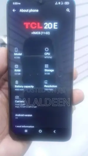 TCL 20E 3gb 32gb (Used)