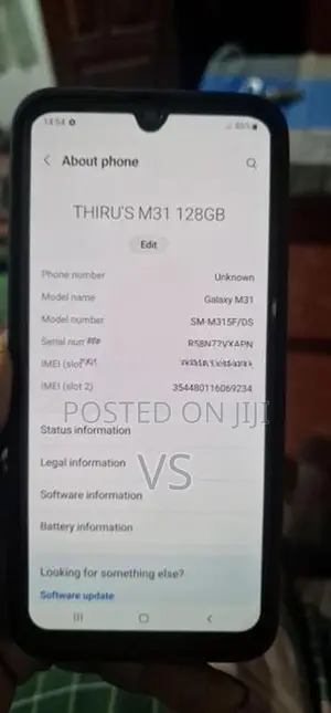 Samsung Galaxy M31 (Used)