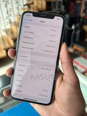 Apple iPhone X 256GB (Used)