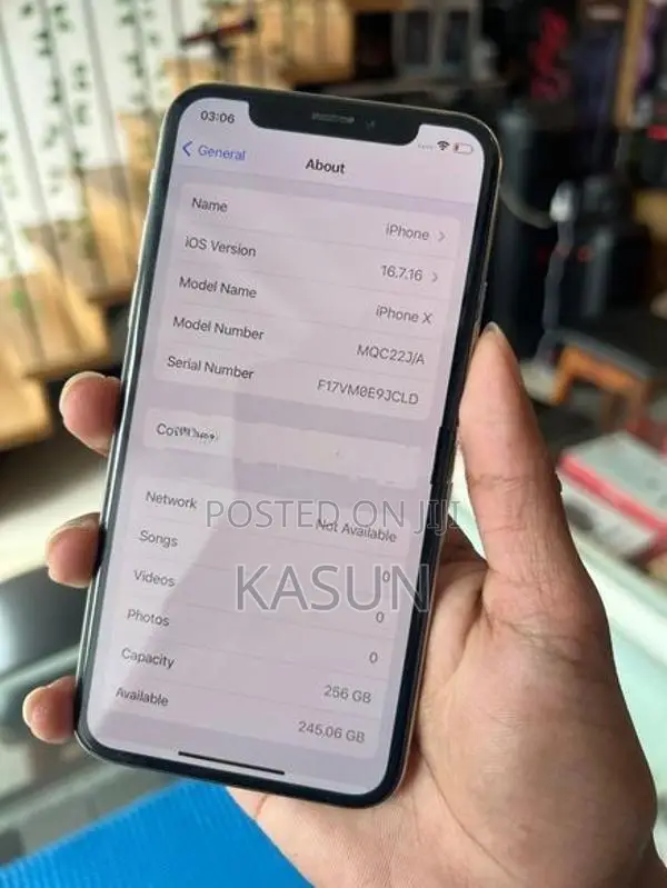 Apple iPhone X 256GB (Used)