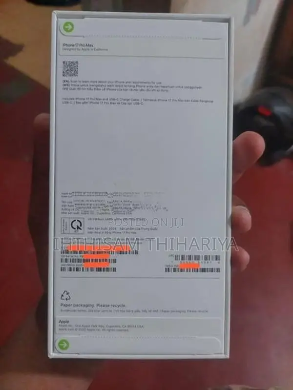Apple iPhone 17 Pro Max 512GB (Brand New)