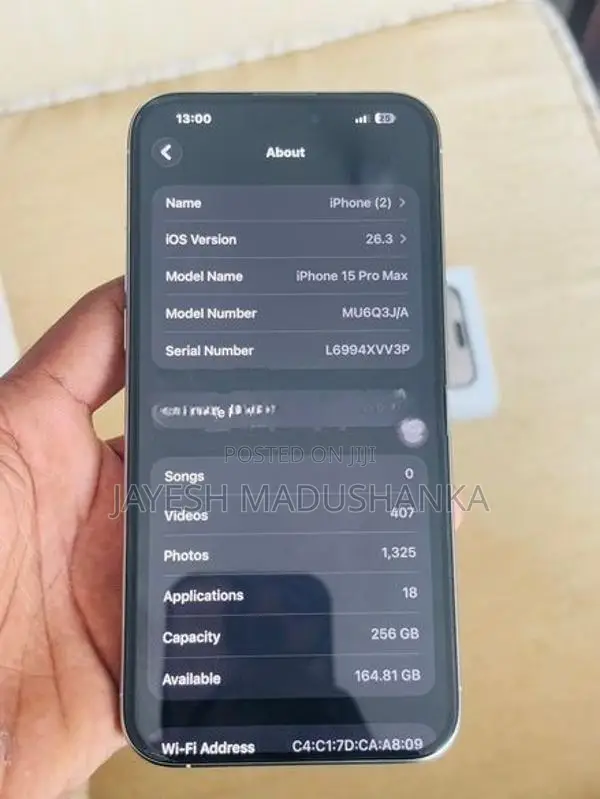 Apple iPhone 15 Pro Max (Used)
