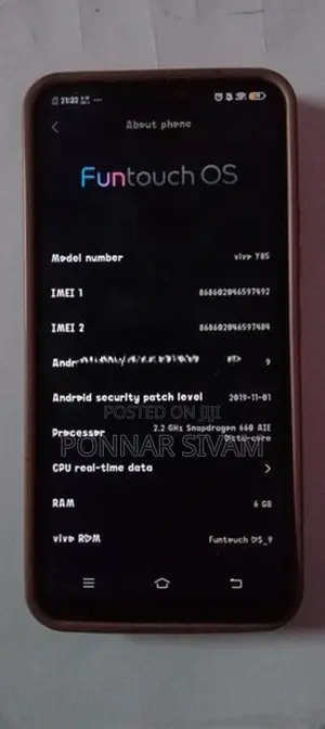 Vivo Y85 (Used)